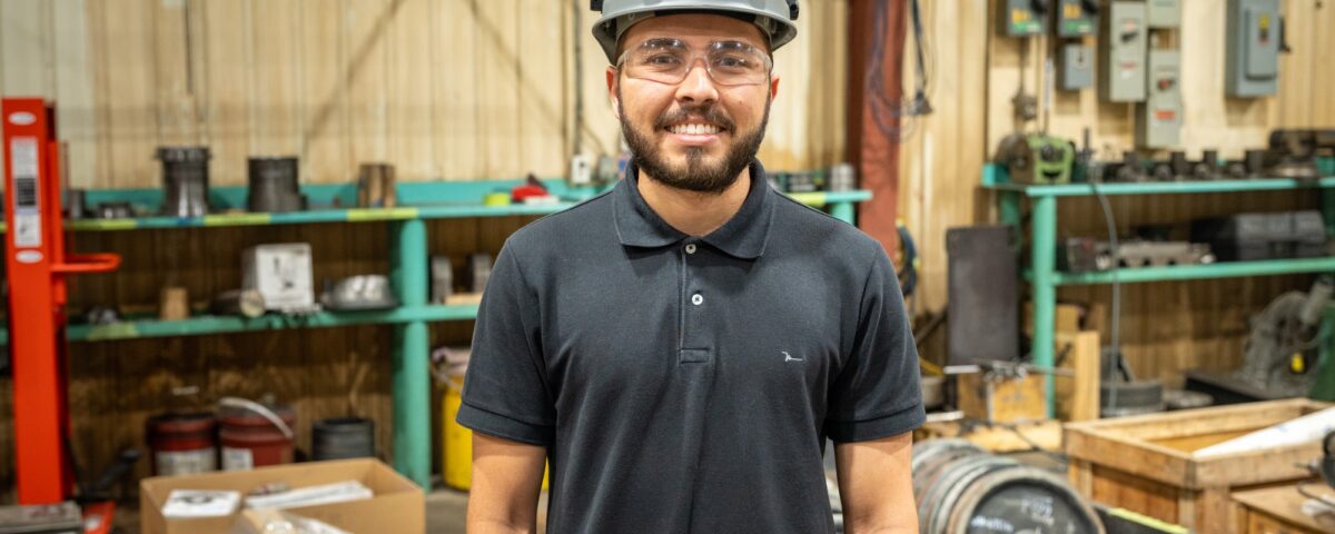 Man in foundry