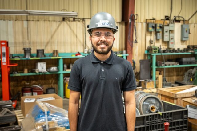 Man in foundry