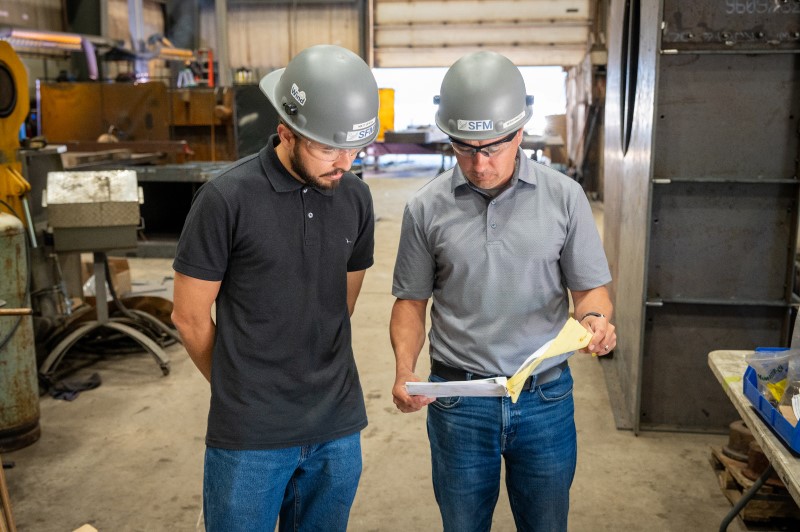 Men in foundry