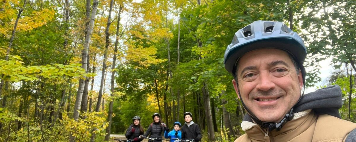 Family cycling