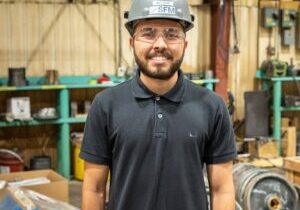Man in foundry