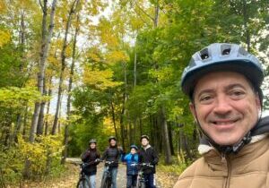 Family cycling